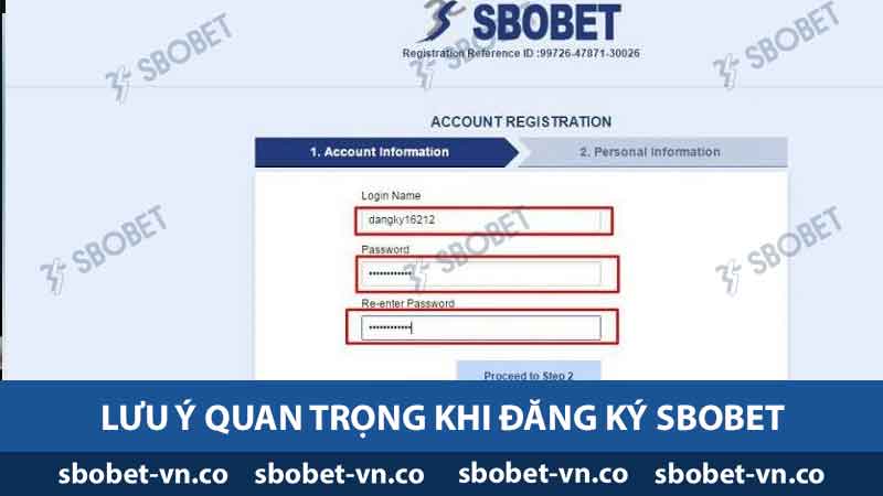 Đăng Ký SBOBET - Hướng Dẫn Nhanh Chóng Và An Toàn Nhất 2 Lưu ý quan trọng khi đăng ký Sbobet
